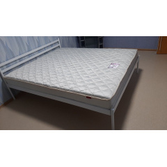 Кровать Tobi Sho COMFORT-1 полуторная металлическая 200X120 Белый Энергодар