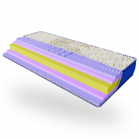 Матрац ЕММ ортопедичний безпружинний Arabeska Boho 190х80 см