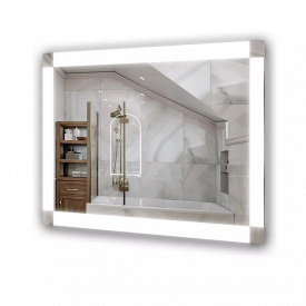 Зеркало настенное Экватор с LED подсветкой по периметру DR-28 900х700х30