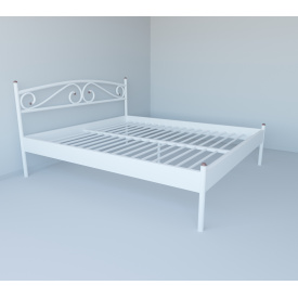 Ліжко полуторне металеве Tobi Sho CAROLA-1 200Х120 Біле
