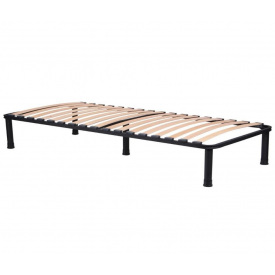 Каркас кровати 1-2 200х90х23 XXL, с 5 ножками черный