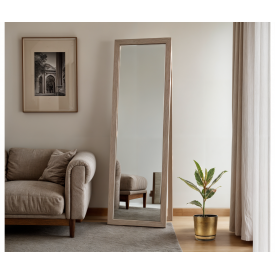 Зеркало напольное Tobi Sho Forli ростовое в раме с ножкой, без подсветки, 1800х800х32 мм Дуб сонома