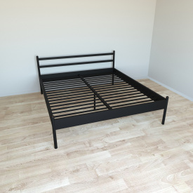 Ліжко Tobi Sho COMFORT-1 двоспальне металеве 190X160 Чорний