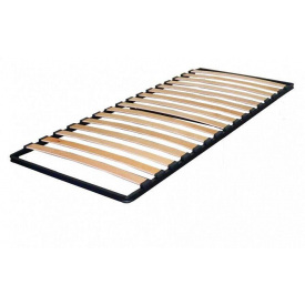 Каркас кровати 1-2 200х90х23 XXL без ножек черный