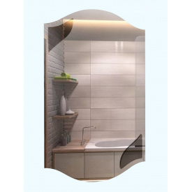 Зеркало навесное Tobi Sho FG-13 с декором 400х665х4