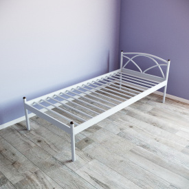 Кровать Tobi Sho PALERMO-1 односпальная металлическая 190X80 Белый