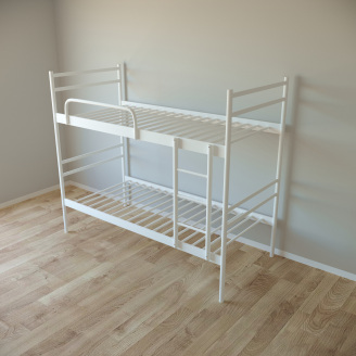 Кровать двухъярусная Tobi Sho COMFORT DUO металлическая 200X80 Белый