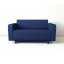 Диван офісний Tobi Sho Арне з підлокітниками 1380х700х740 мм, шкірзам Midnight Blue/2227 Братське
