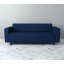 Диван офісний Tobi Sho Арне з підлокітниками 1880х700х740 мм, шкірзам Midnight Blue/2227 Івано-Франківськ
