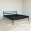 Кровать двуспальная металлическая Tobi sho Гармония 200X180 черный Долина