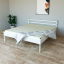 Кровать двуспальная металлическая Tobi sho Гармония 200X180 белый Золотоноша