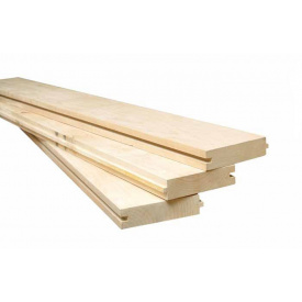 Доска для пола деревянная 130*35*2000 мм половая доска, м²