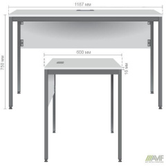 Стіл письмовий Осло 1187х600 мм дсп кольору венге Київ