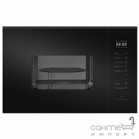 Встраиваемая микроволновая печь Interline Edge One MWG 925 SSG BG черное стекло
