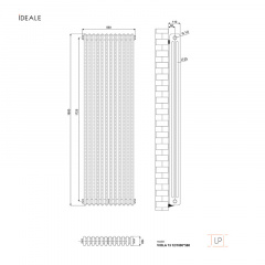 Радиатор Ideale Viola 13 12/1800/560 Белый (67672) Пологи
