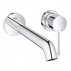 Змішувач для умивальника Grohe Essence L-розмір на 2 отвори хром (29193001) Кривий Ріг