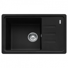 Мийка для кухні Franke Malta BSG 611-62 сифон, чорний матовий