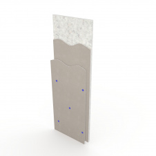 Звукоизоляционная сэндвич-панель Isophon Panel Slim 1500х500х40мм