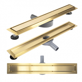 Трап для душу Rea Neox Pro 70, матове золото (REA-G2702)