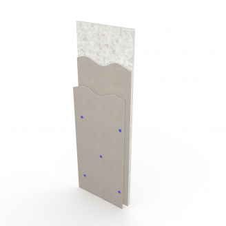 Звукоізоляційна сендвіч-панель Isophon Panel Slim 1500х500х40мм