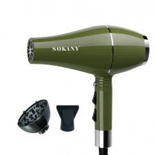 Фен для волосся Sokany з насадками Зелений (SK-14006)