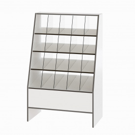 Вітрина кондитерська торгова з 20 осередками та скляною вітриною ЕК-1