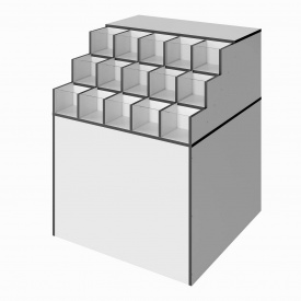 Прилавок кондитерський під горіхи/сухофрукти/цукерки 15 секцій