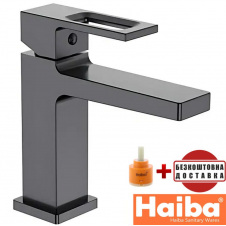 Смеситель для умывальника HAIBA KANT GRAPHITE (Chr-001)