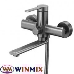 Змішувач для ванни короткий ніс Winmix Lord Euro Graphite (Chr-009), Польща Первомайск
