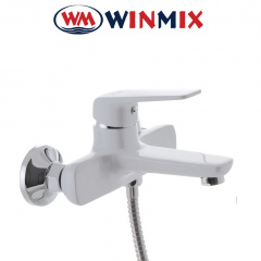 Смеситель для ванны короткий нос Winmix "Oregon" White euro (Chr-009), Польша Гайсин