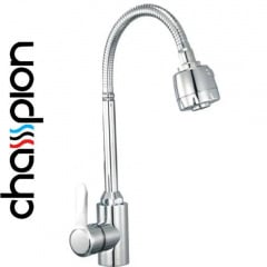 Смеситель для кухни рефлекторный Champion EZA-011 CHROME REFLECTOR, из нержавеющей стали Ізюм
