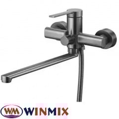 Смеситель для ванны длинный нос Winmix Lord EURO Graphite (Chr-006), Польша Луцк