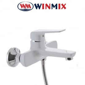 Змішувач для ванни короткий ніс Winmix "Oregon" White euro (Chr-009), Польща