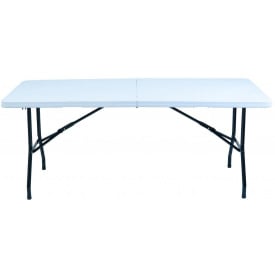Стол раскладной-переносной Стенли Richman 1820х750 мм белый пластиковый на металлокаркасе для природы