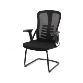 Крісло конференційне АКЛАС Урбіно BL CF (8040D-1) чорне