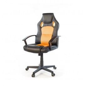Крісло геймерське АКЛАС Анхель NEW PL TILT Жовтогаряче
