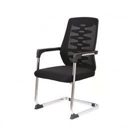 Крісло конференційне АКЛАС Села CF 8003D чорне