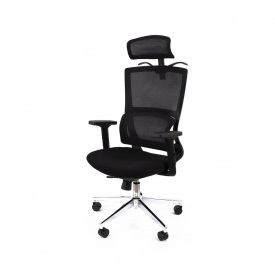 Крісло АКЛАС Карвус SR Чорний (Чорний/Чорний)