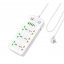 Сетевой удлинитель UA Power AR-CP05 6 розеток 4USB Type-C 2 м Белый (2681099008) Чернигов