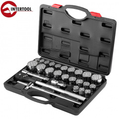Набор инструментов профессиональный INTERTOOL (3/4, 26 ед., Cr-V) (ET-6026) Изюм