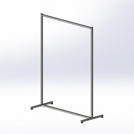 Вешалка для одежды напольная. Стойка для магазина одежды (Pillar)
