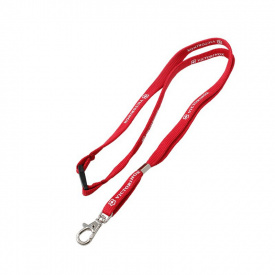 Шнурок на шею Victorinox с карабином Красный (4.1879)