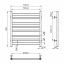 Рушникосушка OnlyHeat Vesta 8 60x50 см Хром (68080) Луцьк