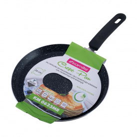 Сковородка блинная 26см с мраморным покрытием для индукции и газа KL226106 Kamille