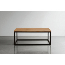 Столик журнальный Tobi Sho Урбан/G4 с ясеня для гостинной, офиса, приемной, терассы Дуб, 500х1200х600 мм