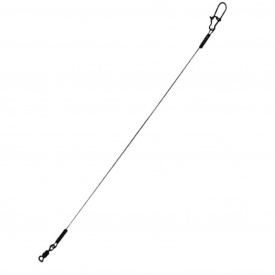 Поводок Ukrspin титан AFW с вертлюгом 15 см 7 кг 15 lb/0.25 мм Серый (1013-1590.00.57)