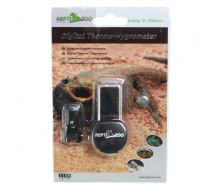 Цифровой гигрометр-термометр Repti-Zoo LCD с водозащитой IPX4 Черный (RZ-SH125B)