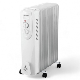 Масляный радиатор Maestro MR-950-9 2000 Вт Белый (2104618417)