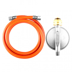 Комплект для підключення газового обладнання Neo Tools, редуктор 3кг/год тип KLF, шланг 1.5м Київ