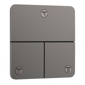 Перемикач потоків для душу Hansgrohe ShowerSelect Comfort Q 3 функції, матовий чорний хром (15587340)